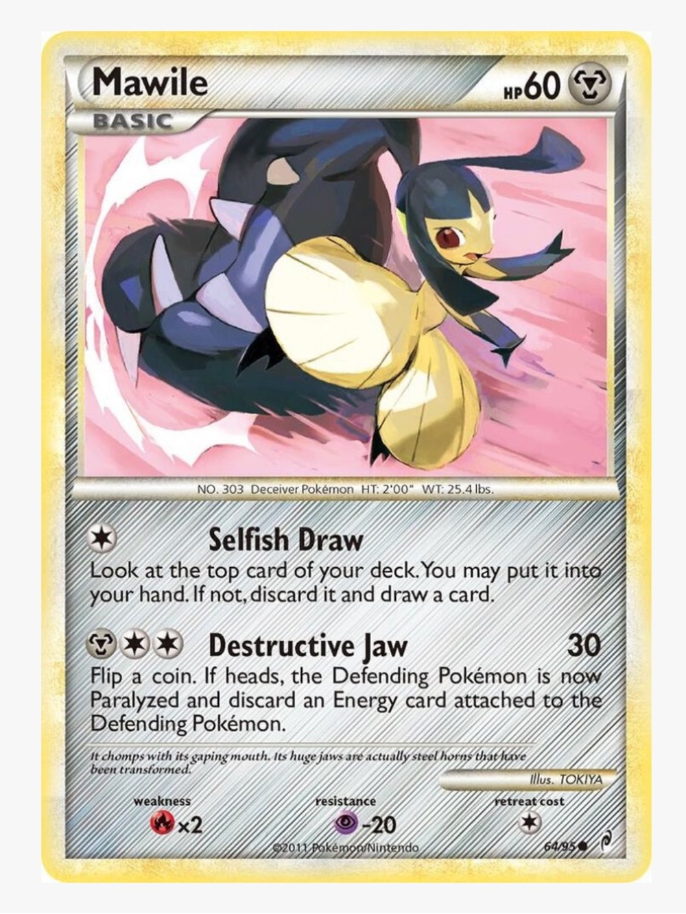 Mawile Call of Legends Pokemon Trading Card